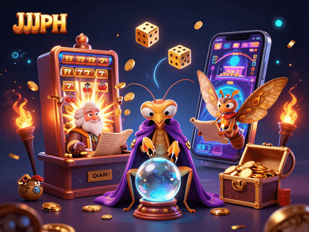 Magsaya sa JJJPH habang nakikipaglaro sa masayang slot machine na may Jackpot!