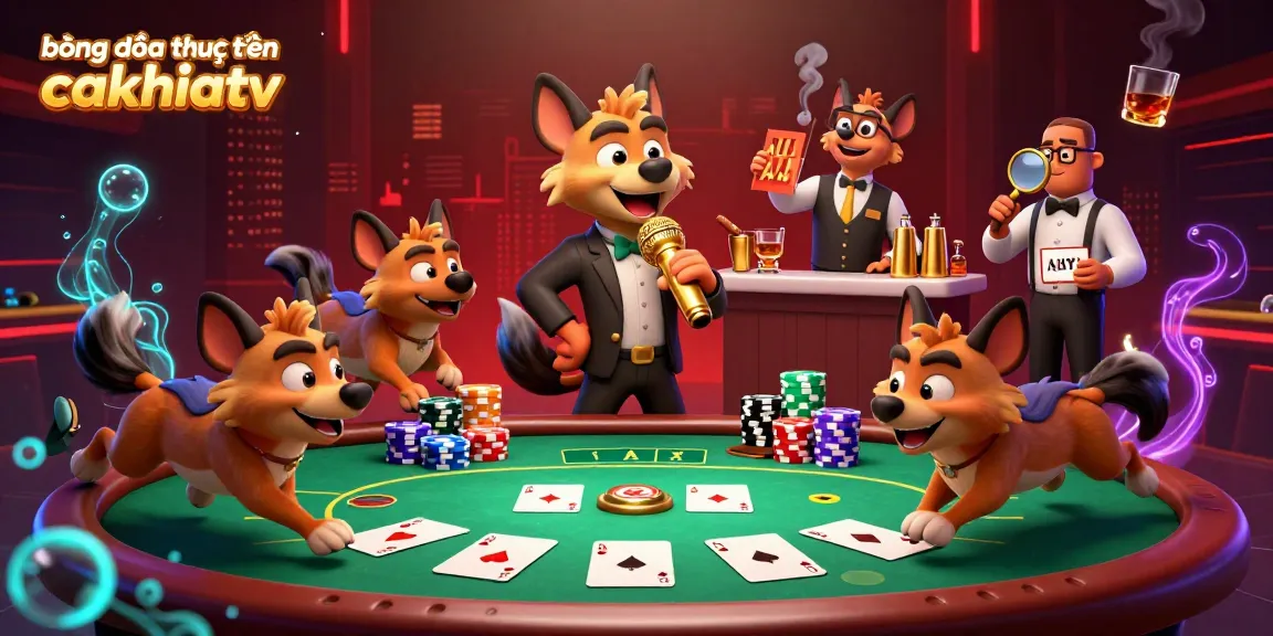 Bóng đá trực tuyến cakhiatv brings a lively casino comedy scene with hyenas in action.