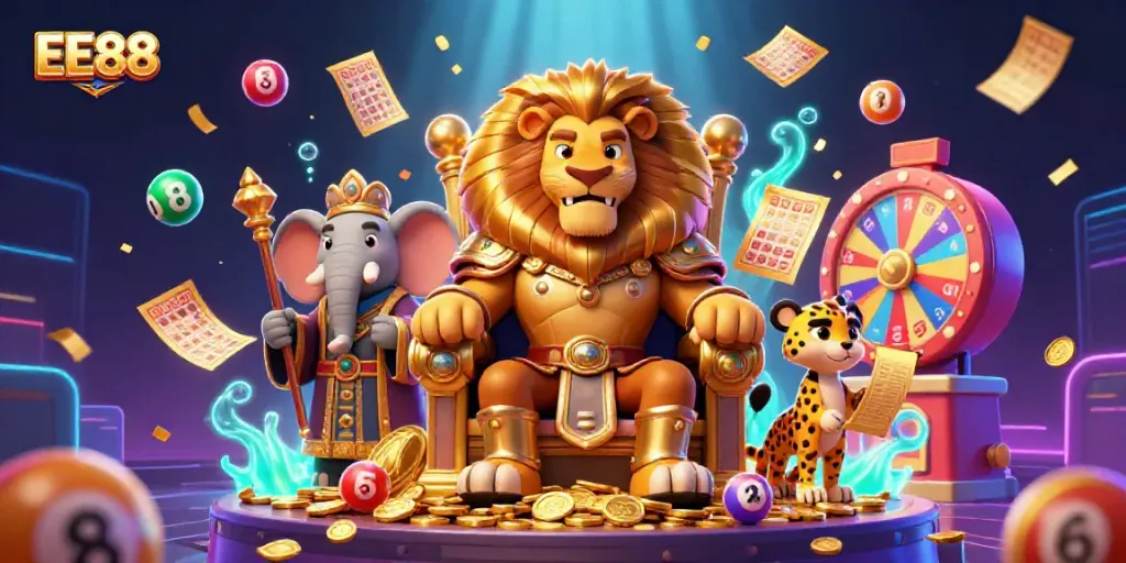 Experience thrilling games at EE88 with vibrant casino visuals and exciting lottery dynamics.