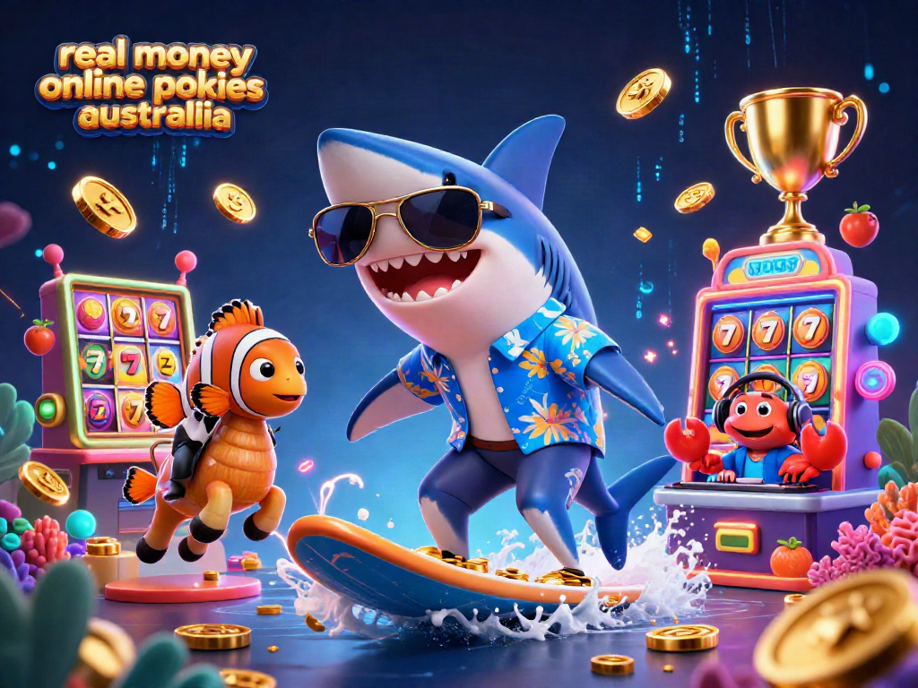 Experience thrilling gameplay with real money online pokies Australia featuring vibrant characters and slot elements.