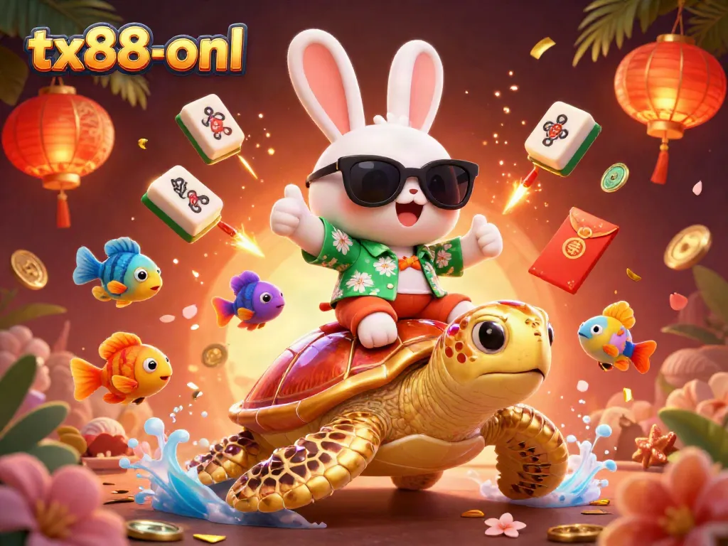 Experience the thrilling world of tx88-onl with vibrant characters and rich casino elements in a dynamic scene.