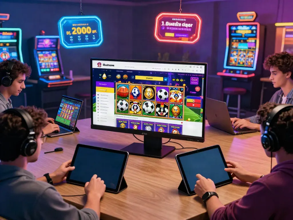 Engaged players on https://gem88.jpn.com/ using interactive devices for online betting and gaming.