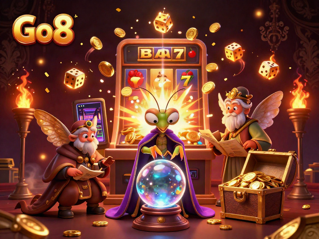 Experience the vibrant world of Go 8 as players engage vibrant slot machines and explore captivating games.