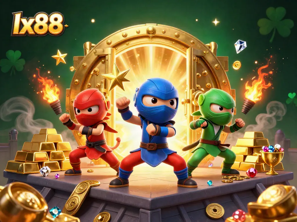 Experience thrilling gameplay with lx88 as ninja chameleons unlock treasures in an exhilarating casino adventure.