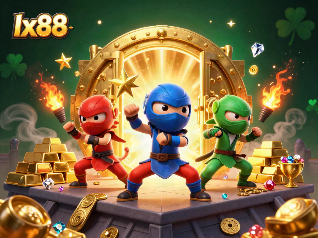 Experience thrilling gameplay with lx88 as ninja chameleons unlock treasures in an exhilarating casino adventure.