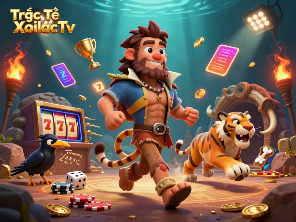 Bet on exciting matches with Trực Tiếp XoilacTv in a vibrant prehistoric casino!