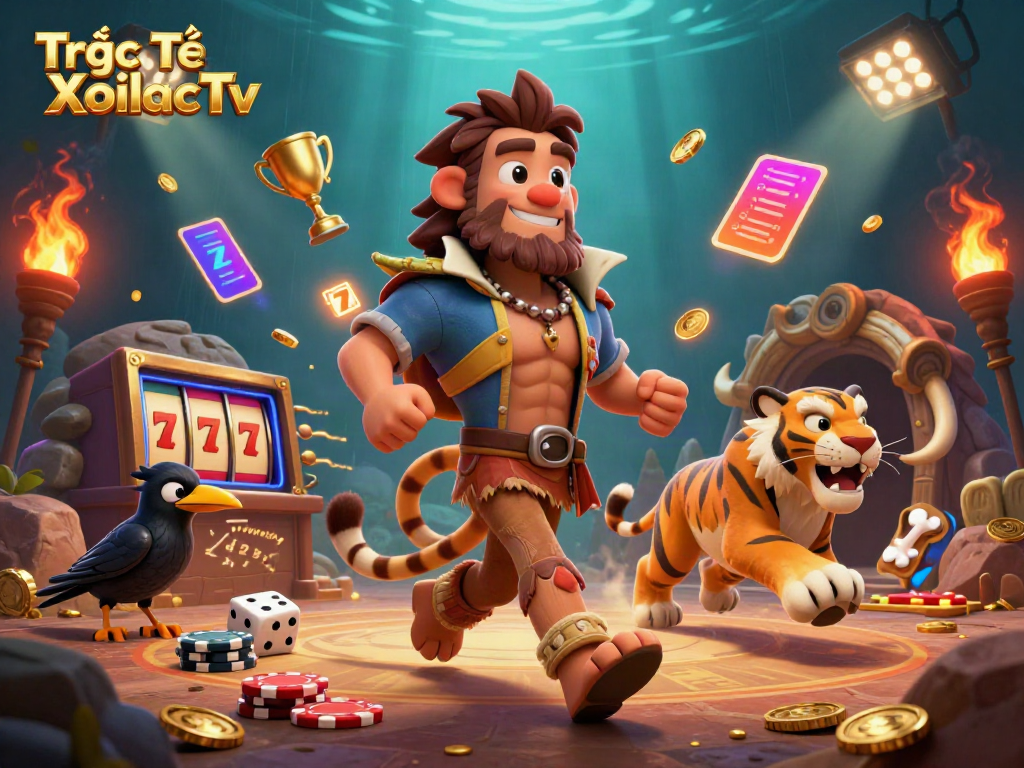Bet on exciting matches with Trực Tiếp XoilacTv in a vibrant prehistoric casino!